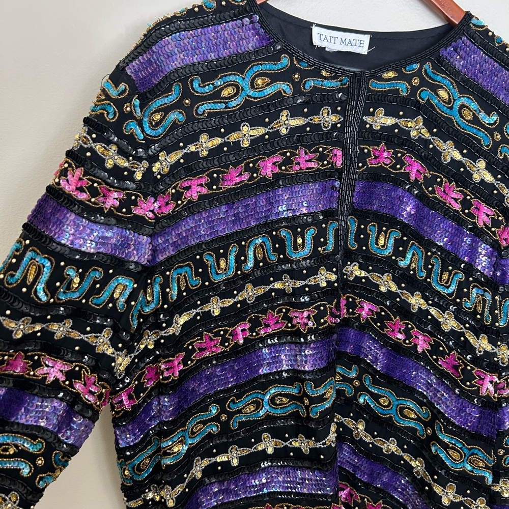 Vintage Beaded/Sequin Jacket - image 3